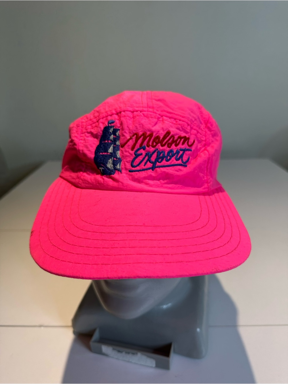 Molson Export Neon Pink Embroidered Baseball Cap